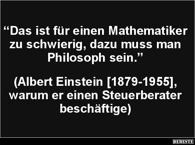 Das ist für einen Mathematiker zu schwierig.. - Lustige Bilder | DEBESTE.de