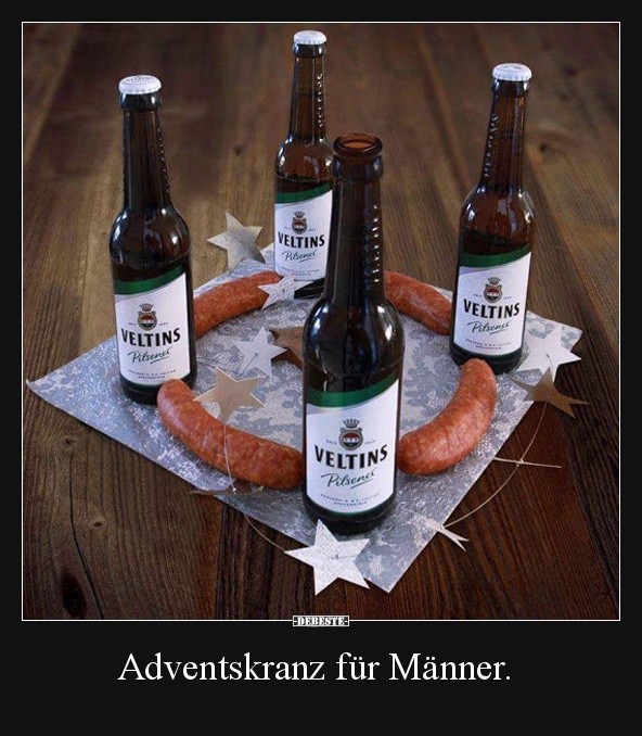 Adventskranz für Männer. - Lustige Bilder | DEBESTE.de