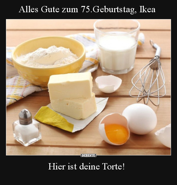 Alles Gute zum 75.Geburtstag, Ikea.. - Lustige Bilder | DEBESTE.de