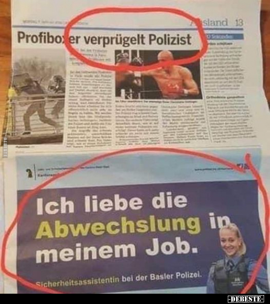 Profiboxer verprügelt Polizist.. - Lustige Bilder | DEBESTE.de