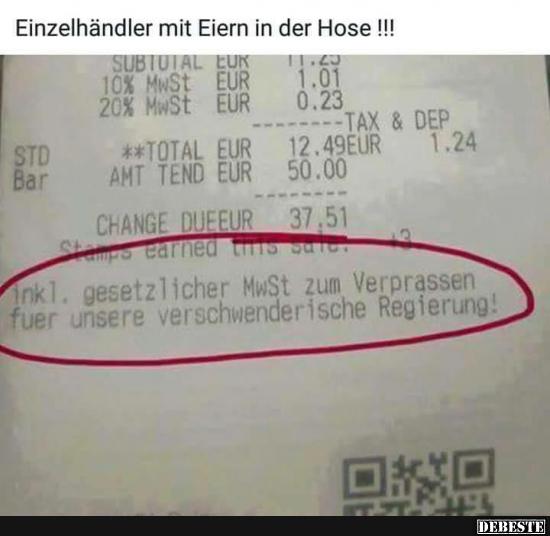 Einzelhändler mit Eiern in der Hose! - Lustige Bilder | DEBESTE.de
