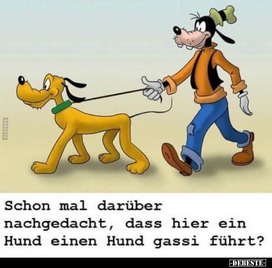 Schon mal darüber nachgedacht, dass hier ein Hund einen.. - Lustige Bilder | DEBESTE.de