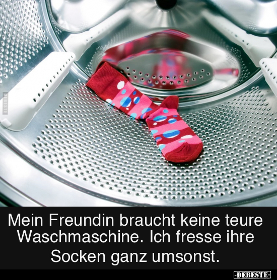 Mein Freundin braucht keine teure Waschmaschine.. - Lustige Bilder | DEBESTE.de