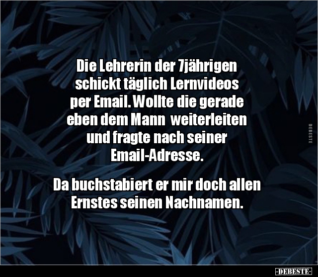 Die Lehrerin der 7jährigen schickt täglich Lernvideos.. - Lustige Bilder | DEBESTE.de
