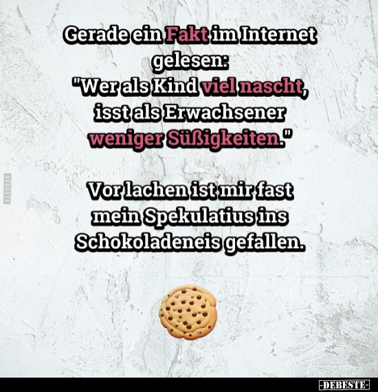 Gerade ein Fakt im Internet gelesen:.. - Lustige Bilder | DEBESTE.de