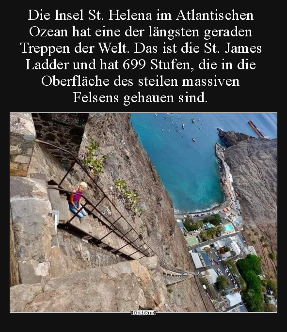 Die Insel St. Helena im Atlantischen Ozean hat eine der.. - Lustige Bilder | DEBESTE.de