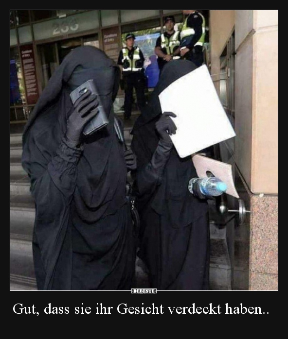 Gut, dass sie ihr Gesicht verdeckt haben.. - Lustige Bilder | DEBESTE.de