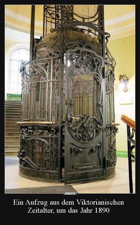 Ein Aufzug aus dem Viktorianischen Zeitalter, um das Jahr.. - Lustige Bilder | DEBESTE.de