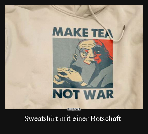 Sweatshirt mit einer Botschaft - Lustige Bilder | DEBESTE.de