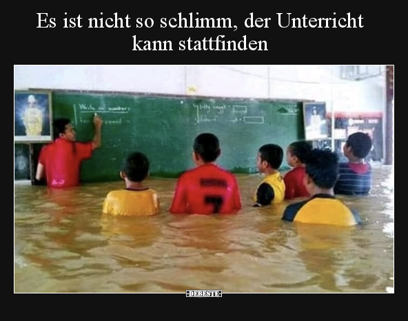 Es ist nicht so schlimm, der Unterricht kann.. - Lustige Bilder | DEBESTE.de