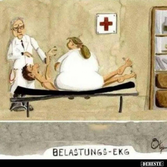 Belastungs-EKG.. - Lustige Bilder | DEBESTE.de