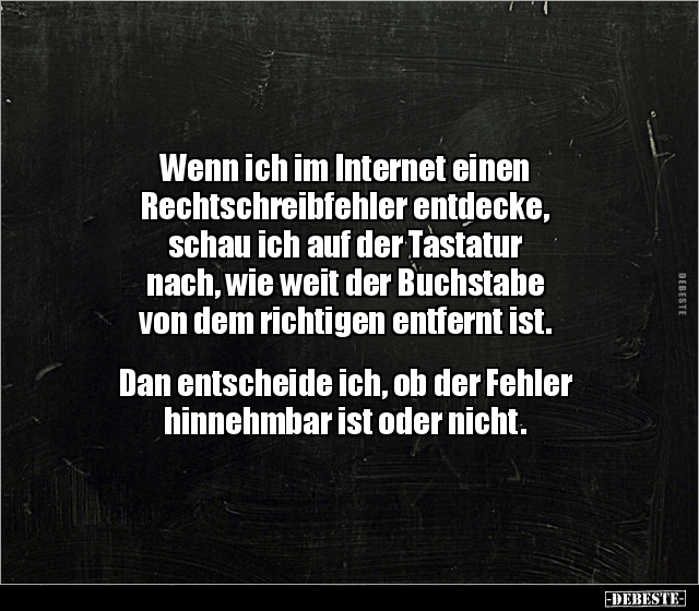 Wenn ich im Internet einen Rechtschreibfehler entdecke.. - Lustige Bilder | DEBESTE.de