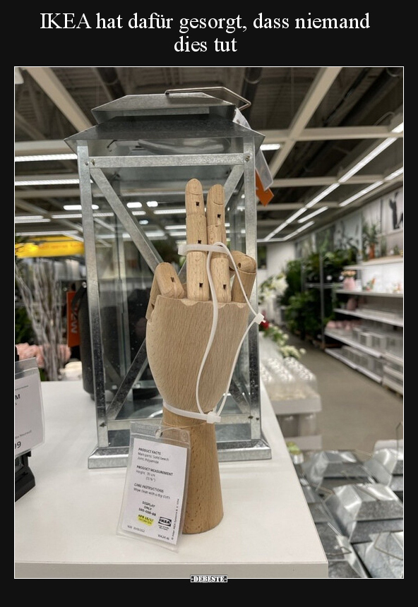 IKEA hat dafür gesorgt, dass niemand dies tut.. - Lustige Bilder | DEBESTE.de