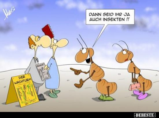 Dann seid ihr ja auch Insekten!!.. - Lustige Bilder | DEBESTE.de