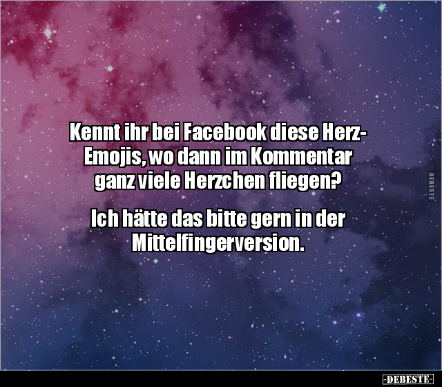 Kennt ihr bei Facebook diese Herz-Emojis, wo dann im.. - Lustige Bilder | DEBESTE.de