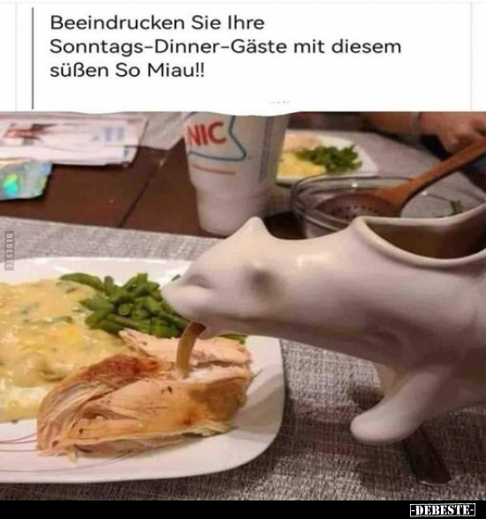Beeindrucken Sie Ihre Sonntags-Dinner-Gäste mit.. - Lustige Bilder | DEBESTE.de