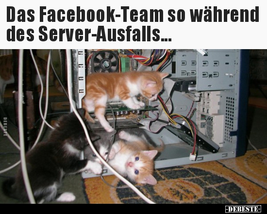 Das Facebook-Team so während des Server-Ausfalls... - Lustige Bilder | DEBESTE.de