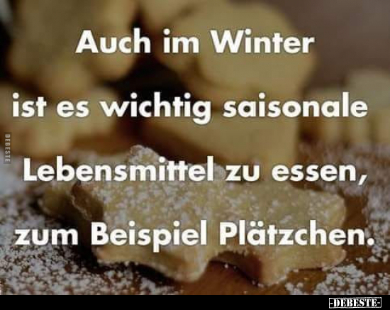 Auch im Winter ist es wichtig saisonale Lebensmittel zu.. - Lustige Bilder | DEBESTE.de