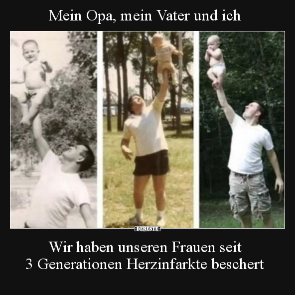 Mein Opa, mein Vater und ich.. - Lustige Bilder | DEBESTE.de