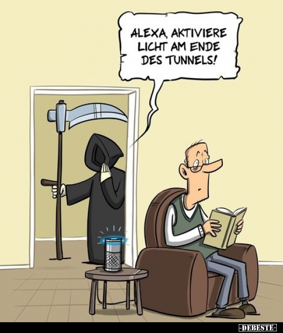 Alexa, aktiviere Licht am Ende des Tunnels!.. - Lustige Bilder | DEBESTE.de