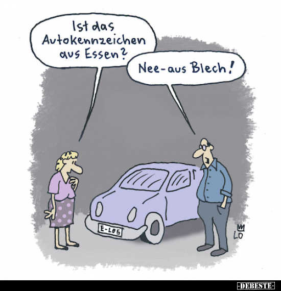 Ist das Autokennzeichen aus Essen?.. - Lustige Bilder | DEBESTE.de