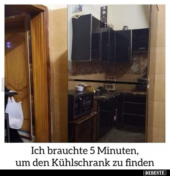 Ich brauchte 5 Minuten, um den Kühlschrank zu finden.. - Lustige Bilder | DEBESTE.de