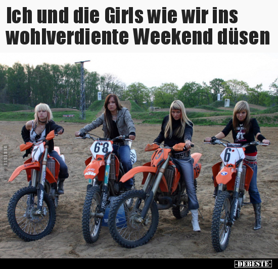 Ich und die Girls wie wir ins wohlverdiente Weekend.. - Lustige Bilder | DEBESTE.de
