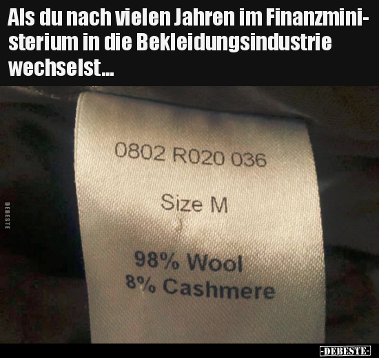Als du nach vielen Jahren im Finanzministerium in die.. - Lustige Bilder | DEBESTE.de
