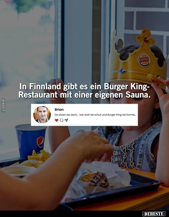 In Finnland gibt es ein Burger King- Restaurant.. - Lustige Bilder | DEBESTE.de