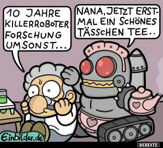 10 Jahre Killerroboter Forschung umsonst... - Lustige Bilder | DEBESTE.de