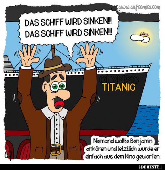 Das Schiff wird sinken!!! Das Schiff wird.. - Lustige Bilder | DEBESTE.de