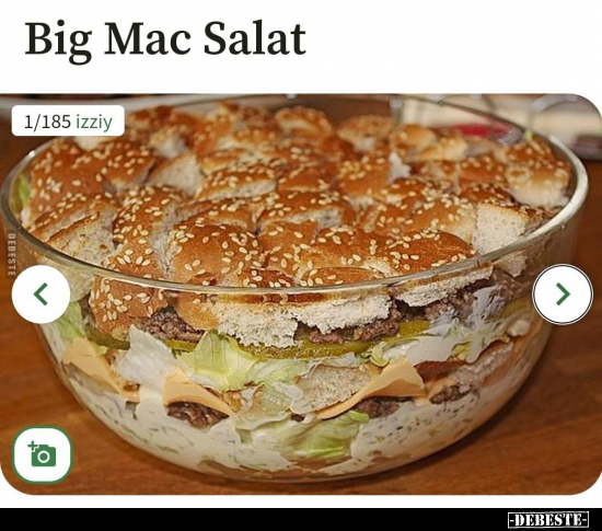 Big Mac Salat.. - Lustige Bilder | DEBESTE.de