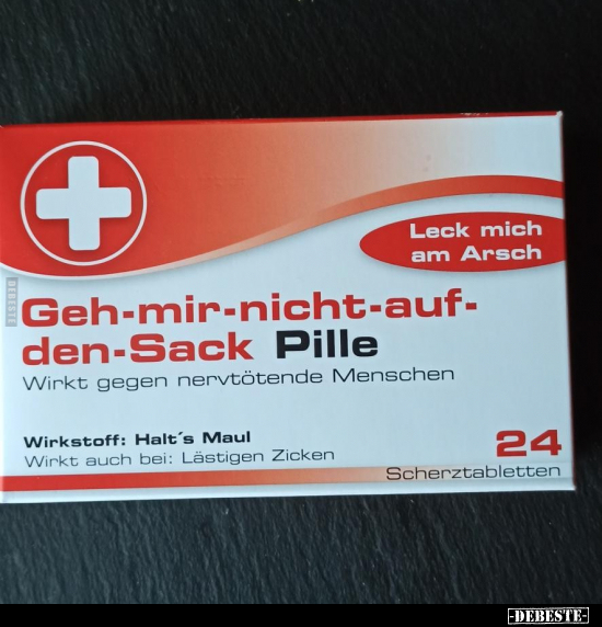 Geh-mir-nicht-auf-den-Sack Pille.. - Lustige Bilder | DEBESTE.de