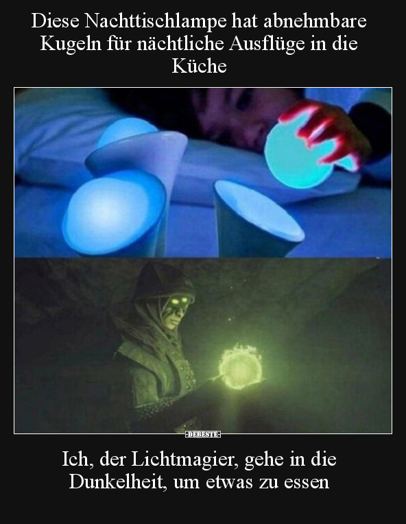 Diese Nachttischlampe hat abnehmbare Kugeln für nächtliche.. - Lustige Bilder | DEBESTE.de