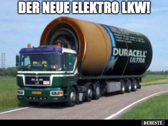 Der neue Elektro LKW!.. - Lustige Bilder | DEBESTE.de