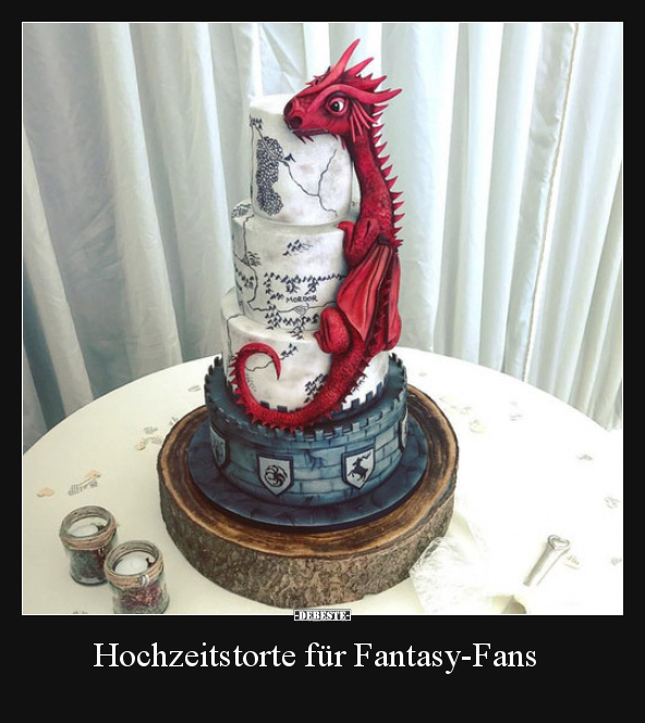 Hochzeitstorte für Fantasy-Fans.. - Lustige Bilder | DEBESTE.de