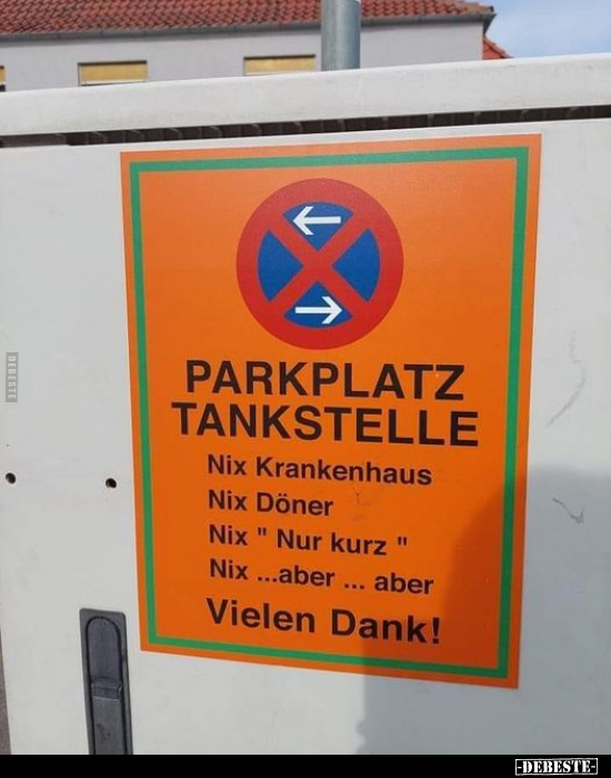 Parkplatz Tankstelle.. - Lustige Bilder | DEBESTE.de