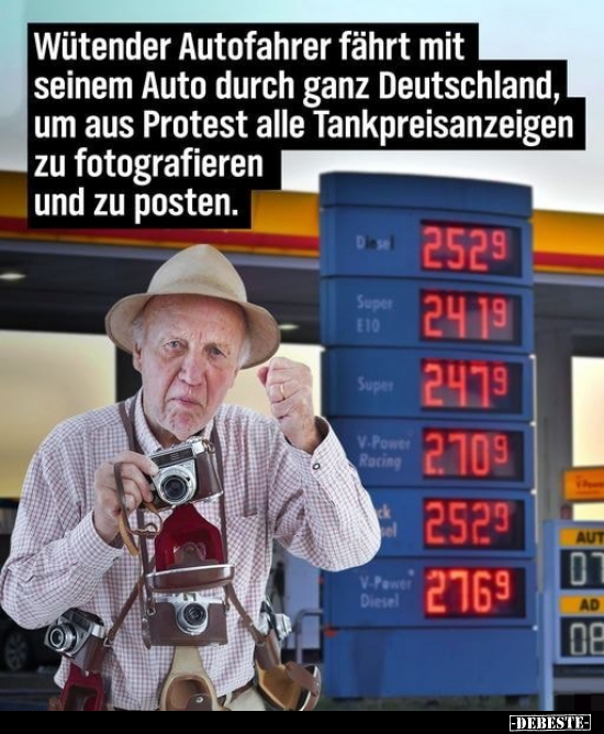 Wütender Autofahrer fährt mit seinem Auto durch ganz.. - Lustige Bilder | DEBESTE.de