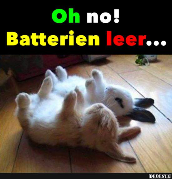 Oh no! Batterien leer.. - Lustige Bilder | DEBESTE.de