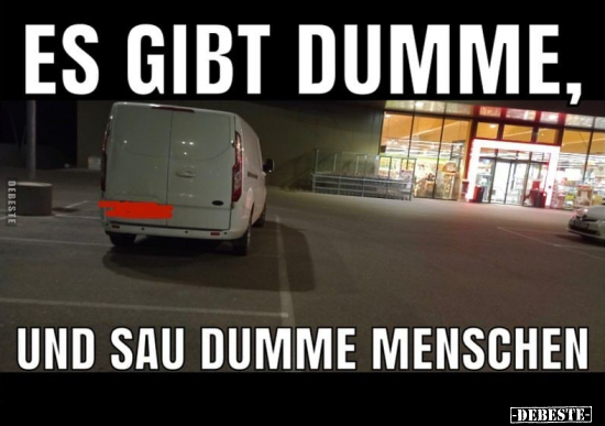 Es gibt dumme und sau dumme Menschen... - Lustige Bilder | DEBESTE.de