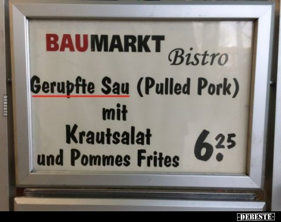 BAUMARKT Bistro.. - Lustige Bilder | DEBESTE.de