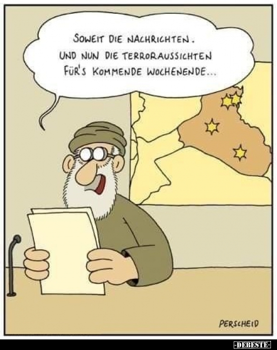 Soweit die Nachrichten. Und nun die Terroraussichten für's.. - Lustige Bilder | DEBESTE.de