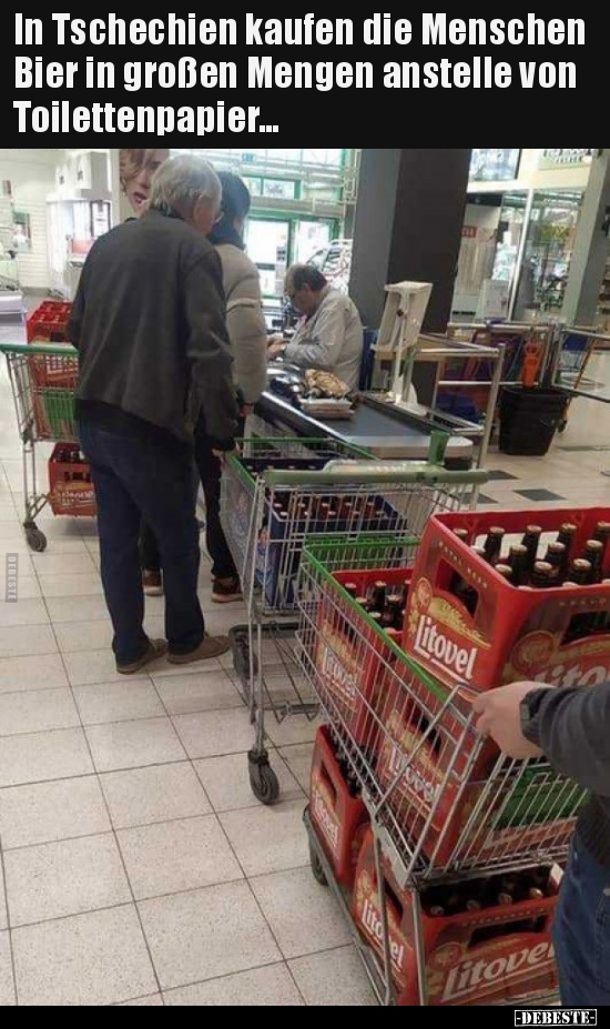 In Tschechien kaufen die Menschen Bier in großen Mengen.. - Lustige Bilder | DEBESTE.de