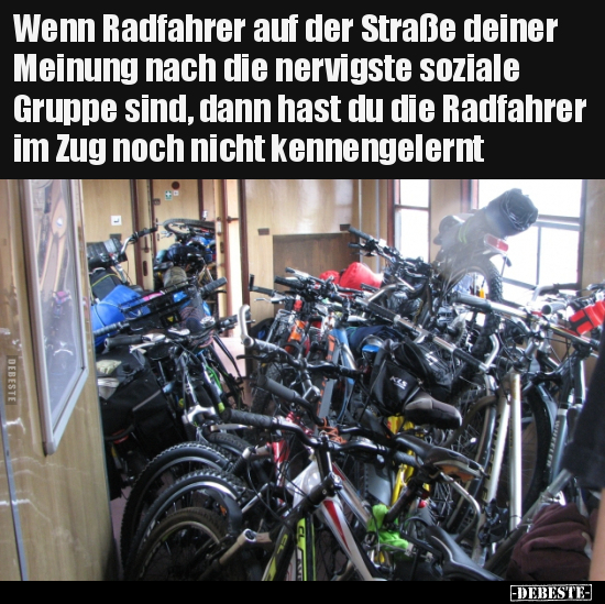 Wenn Radfahrer auf der Straße deiner Meinung nach die.. - Lustige Bilder | DEBESTE.de