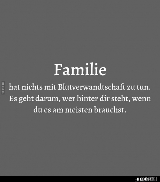 Familie: hat nichts mit Blutverwandtschaft zu tun.. - Lustige Bilder | DEBESTE.de