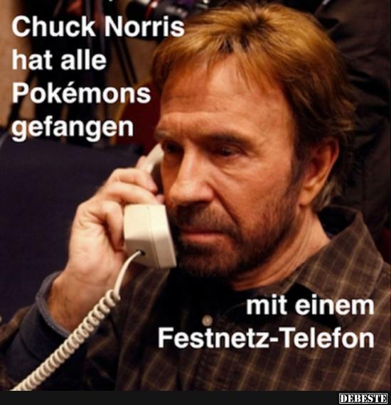 Chuck Norris hat alle Pokemons gefangen.. - Lustige Bilder | DEBESTE.de