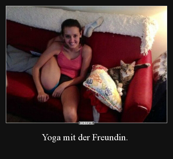 Yoga mit der Freundin... - Lustige Bilder | DEBESTE.de