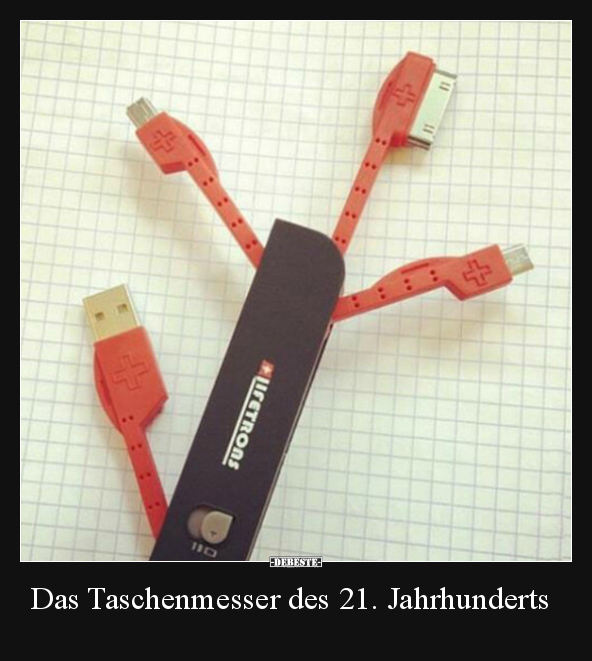 Das Taschenmesser des 21. Jahrhunderts.. - Lustige Bilder | DEBESTE.de