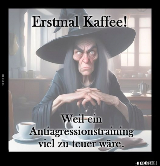 Erstmal Kaffee!.. - Lustige Bilder | DEBESTE.de