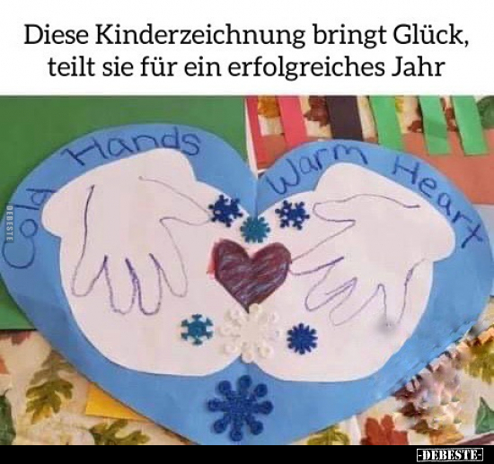 Diese Kinderzeichnung bringt Glück, teilt sie für ein.. - Lustige Bilder | DEBESTE.de